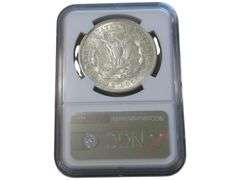 1921 D Morgan Silver Dollar $1 AU 55 NGC Certified