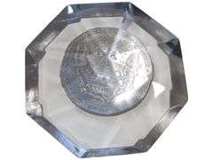 2000 American Silver Eagle in Crystal Display