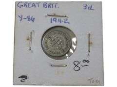 1942 Silver 3 Pence