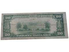 1929 $20 Federal Reserve Bank Note - Chicago, Illinois