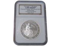George T. Morgan $100 Union™ 1 Oz Pure Silver Gem Proof  2010