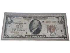 1929 $10 Federal Reserve Banknote - New York Issue