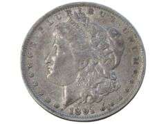 1891 O Morgan Silver Dollar