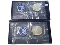 1971 Eisenhower Silver Dollar Lot in Original Packaging