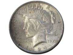 1924 Peace Silver Dollar