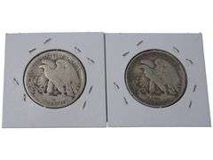1920 Walking Liberty Half Dollar s - Set of 2