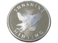 Sunshine Minting Silver Round  .999 Fine 1 Ounce Silver