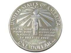 1986 Ellis Island Commemorative Silver Dollar