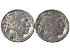 1936 & 1937 D Buffalo Nickels