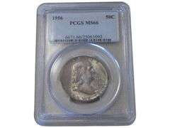 1956 Franklin Half Dollar PCGS MS66