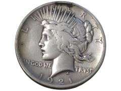 1921 Key Date $1 Peace Dollar