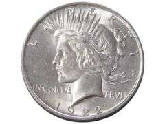 1922 Peace Silver Dollar Brilliant Uncirculated