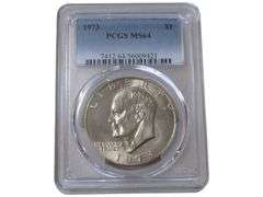 1973 Eisenhower Dollar PCGS MS64 Certified