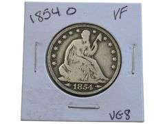1854-O SEATED HALF DOLLAR