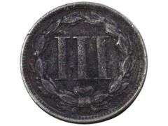 1869 3 Cent Piece
