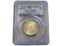 2007 $1 MADISON PCGS 68
