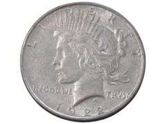 1922 D Peace Silver Dollar  - Liberty Head Design