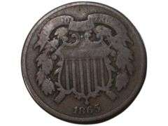 1865 2 Cent Piece