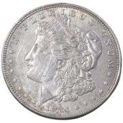 $1 1921 MORGAN SILVER DOLLAR SCRATCHES