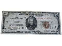 $20 FRBN 1929 TAPED