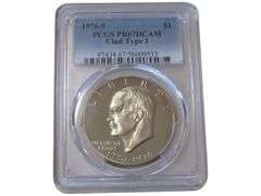 1976-S Eisenhower Dollar PCGS PR67 DCAM Clad Type 1