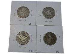 1916 & 1914 Barber Quarter Collection – VG10 & F12 Grades, Mint Errors and Details