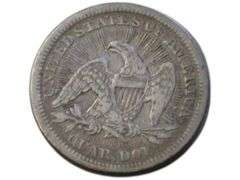1853 Seated Liberty Quarter
