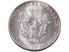 1988 American Silver Eagle  - Walking Liberty Design