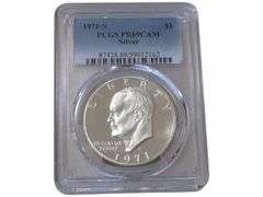 1971-S Eisenhower Silver Dollar $1  PCGS PR69CAM