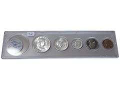 1962 U.S. Mint Proof  Set Philadelphia - Franklin Half, Quarter, Dime, Nickel, Cent