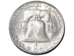 1962 D Franklin Half Dollar Silver  - Liberty In God We Trust