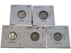 MERCURY DIME LOT EARLY DATES
