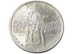 2004 Lewis & Clark Bicentennial Commemorative Silver Dollar