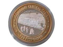 Colorado Central Train Commemorative  - .999 Fine Silver