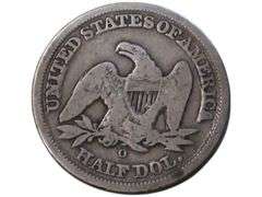 1854 O Seated Liberty Half
