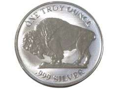 Collectible 1 Troy Ounce .999 Silver Buffalo Round