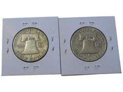 1952-S and 1948 Franklin Half Dollar Set
