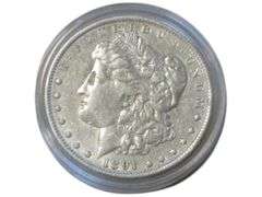 1891 Morgan Silver Dollar  in Protective Case
