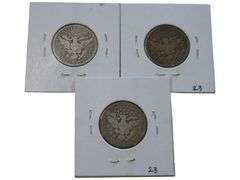 1914-1916 Barber Quarter Trio: VG10 with Mint Mark Variations