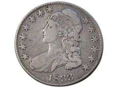 1833 Capped Bust Half Dollar  - Fine Condition