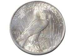 1922 Peace Silver Dollar BU