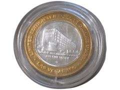 Limited Edition Las Vegas $10 Gaming Token .999 Fine Silver