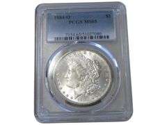 1884-O Morgan Silver Dollar PCGS MS65 Graded