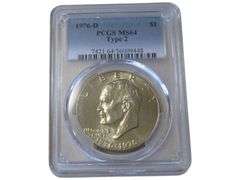 1976-D Eisenhower Dollar Bicentennial  PCGS MS64 Type 2