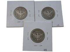 1914-1916 Barber Quarter Collection - VG Condition, Nice Details