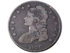 1836 Capped Bust Half Dollar  - Liberty Design
