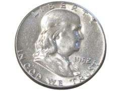 1952 Franklin Half Dollar  - Liberty Series