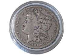 1884 S Morgan Silver Dollar  in Protective Case