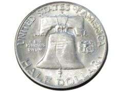 1963 D Franklin Half Dollar  - Liberty Design