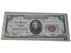 1929 $20 Federal Reserve Banknote - Chicago, IL Series
